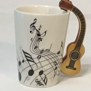 Lan Hong musical themed cup with guitar handle
